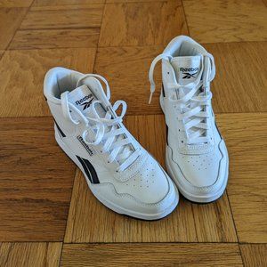 Reebok Club High Top Sneaker - Women's Size 6.5 -fits like 7. Black/White